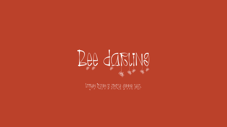 Bee Darling Font