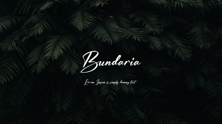 Bundaria Font