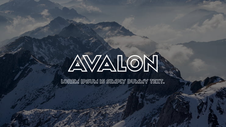 Avalon Font Family