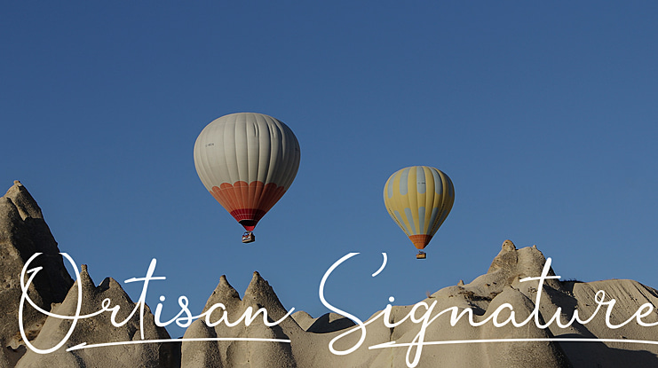 Ortisan Signature Font