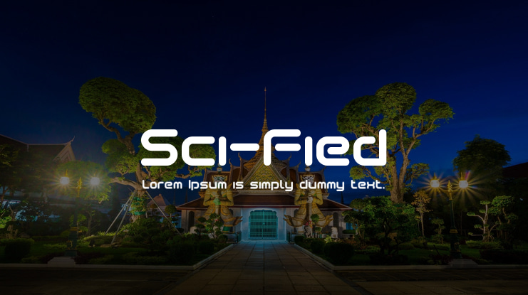 Sci-Fied Font Family