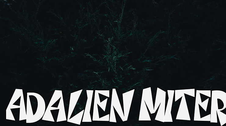 Adalien Miter Font Family