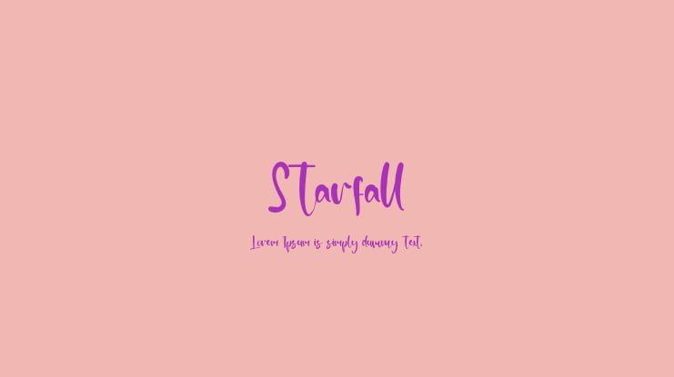 Starfall Font