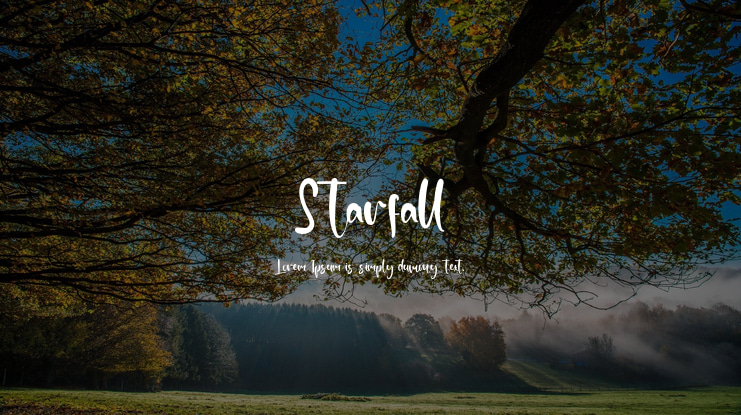 Starfall Font