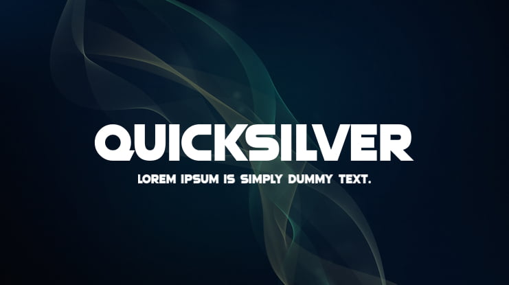 Quicksilver Font Family