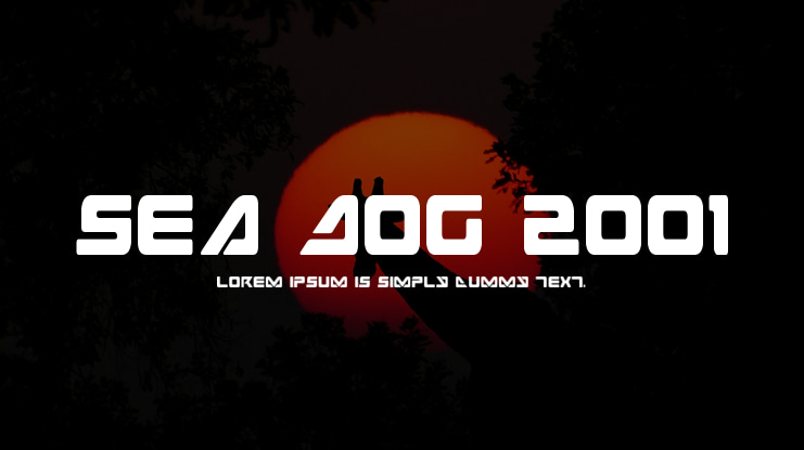 Sea Dog 2001 Font Family
