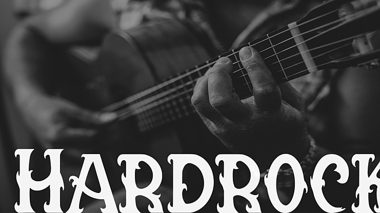 Hardrock Font