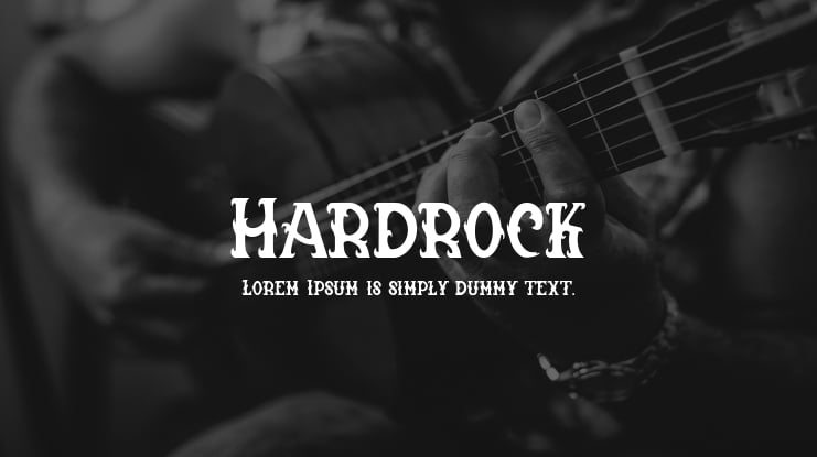Hardrock Font