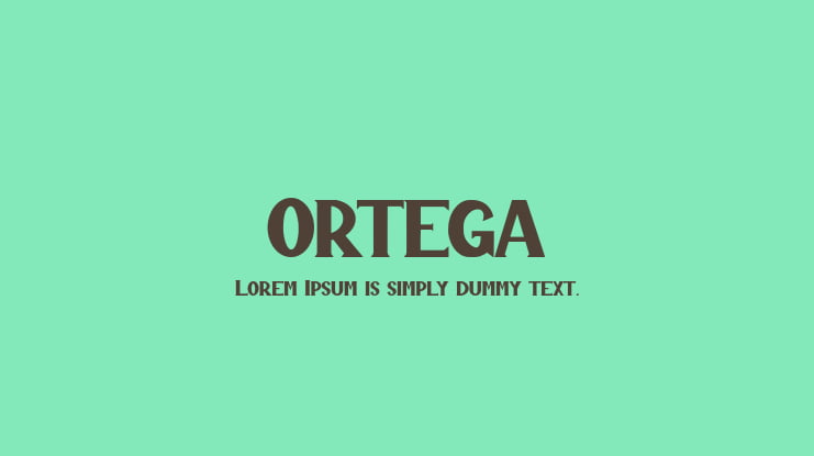 Ortega Font