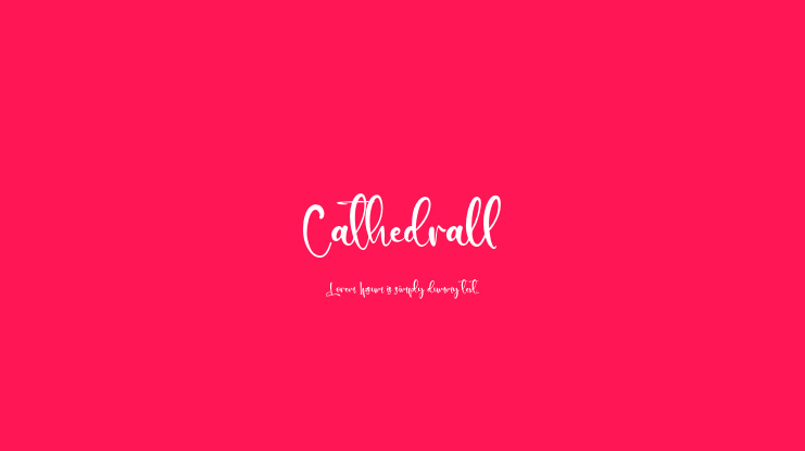 Cathedrall Font
