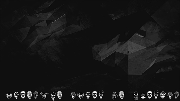 Monsters Among US Dingbats Font