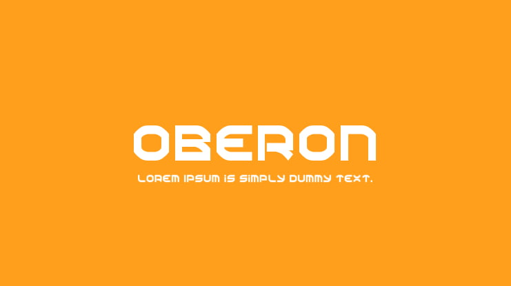 Oberon Font Family