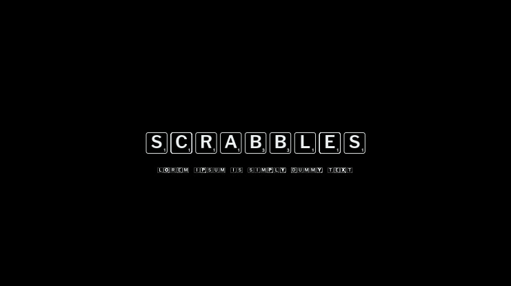 Scrabbles Font