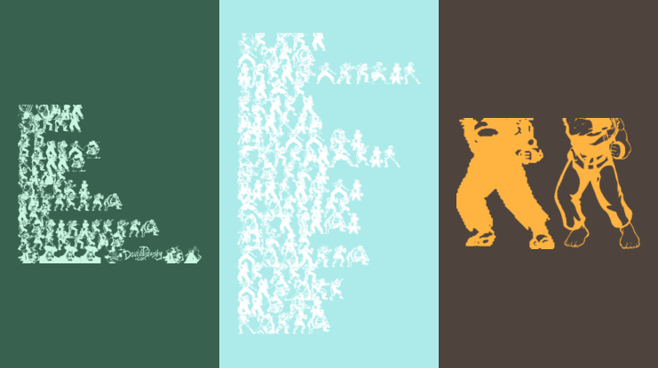 Super Street Fighter Hyper Fonting Font