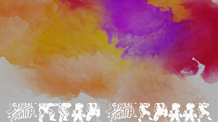 Super Street Fighter Hyper Fonting Font
