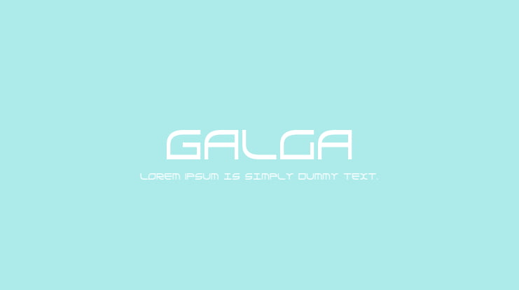 Galga Font Family
