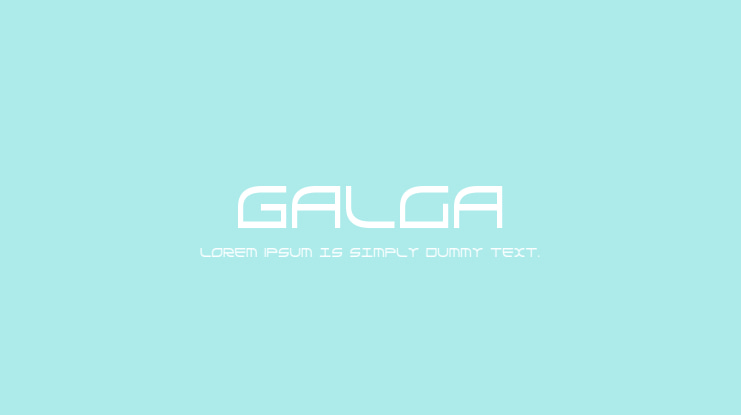 Galga Font Family