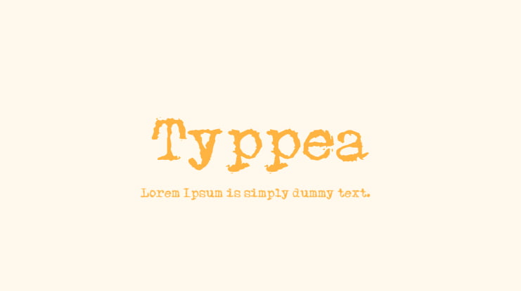 Typpea Font
