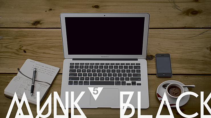 Munk5 Black Font