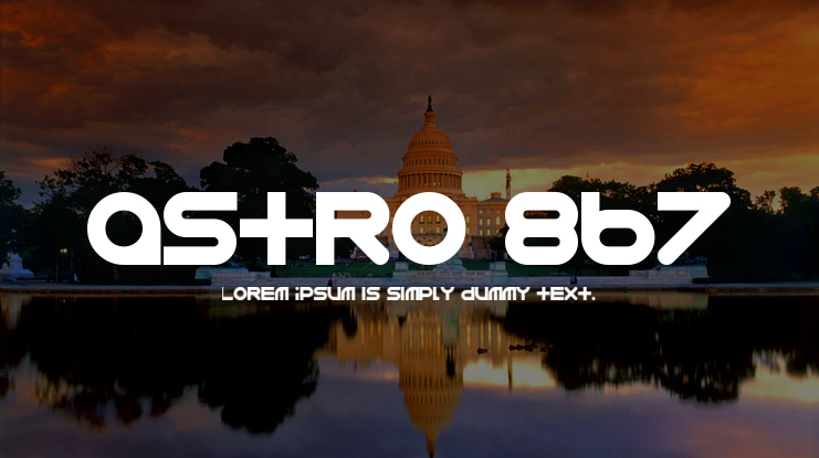 Astro 867 Font