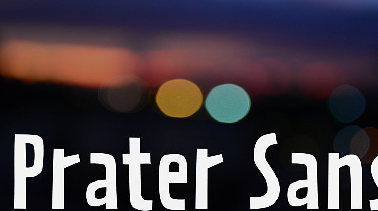 Prater Sans Font Family