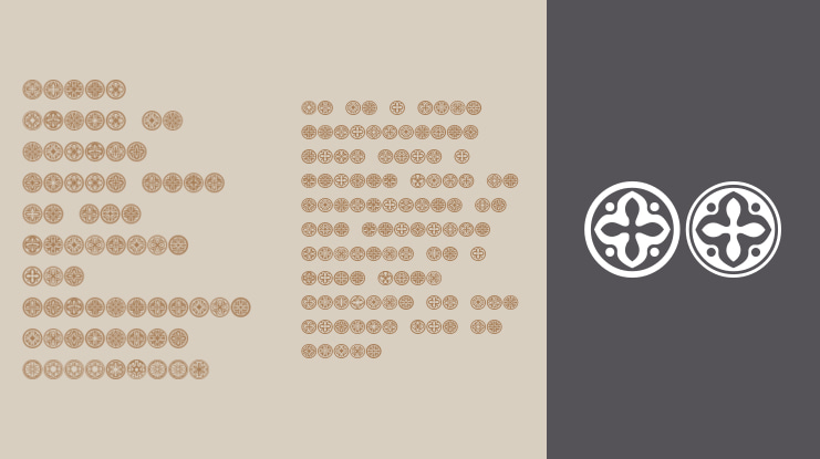 Circular Ornaments Font Family
