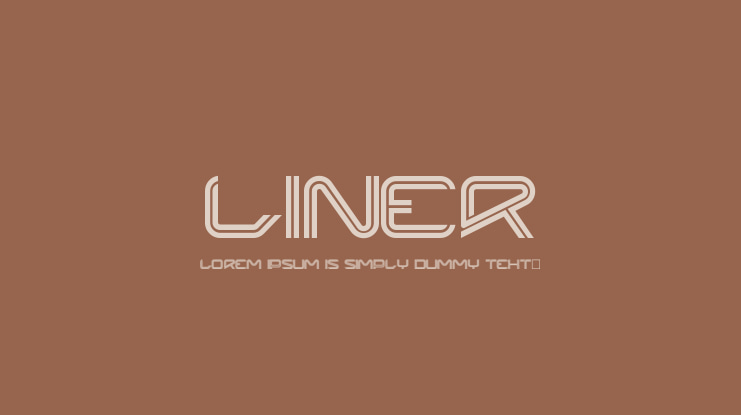 Liner Font