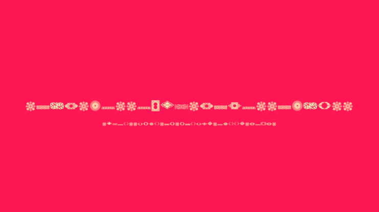 Vintage Decorative Signs 8 Font