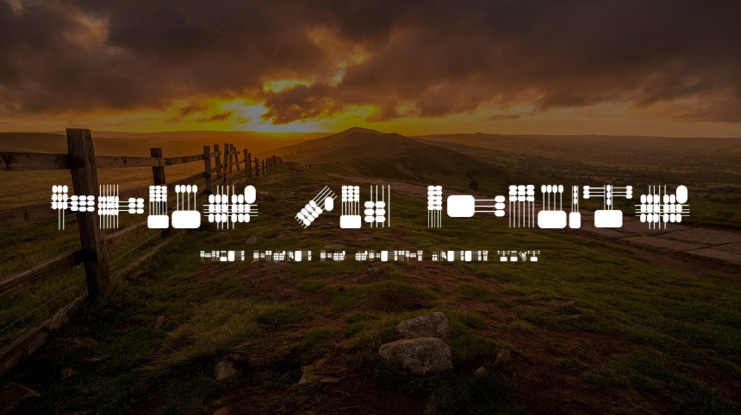 Lines and Objects Font