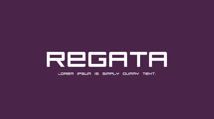Regata Font