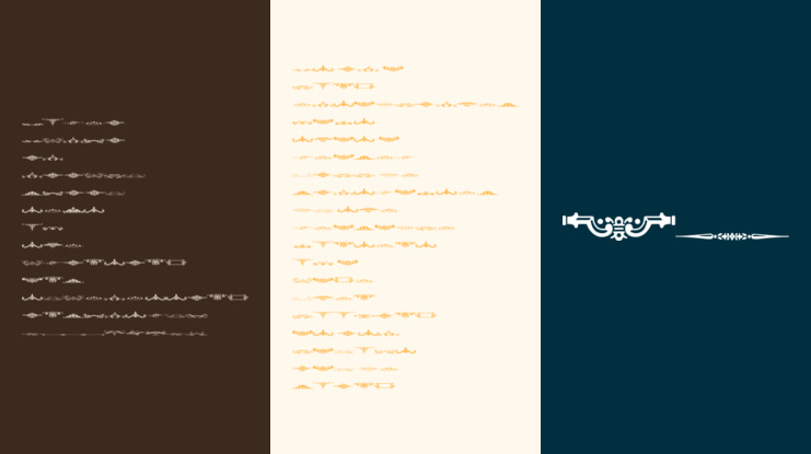 Vintage Decorative Signs 4 Font