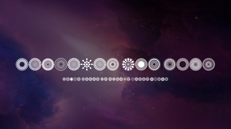 Mandalas pro 2018 Font