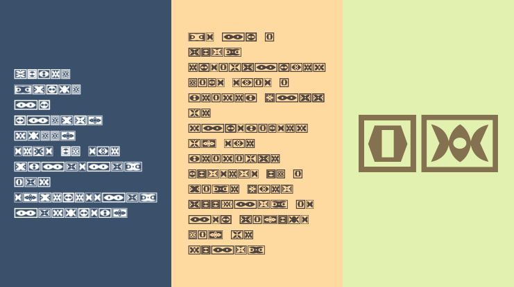 Ornament Borders Font