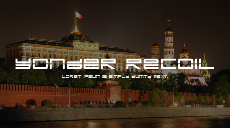 Yonder Recoil Font