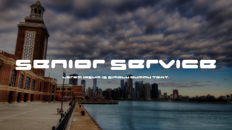 Senior Service Font