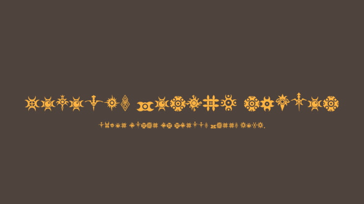 Jewelry Design Shapes Font