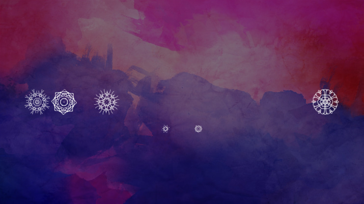 JI Kaleidoscope Bats 2 Font Family