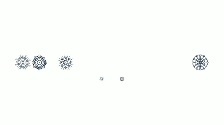 JI Kaleidoscope Bats 2 Font Family