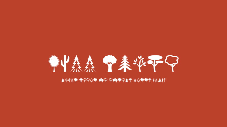 Tree Icons Font