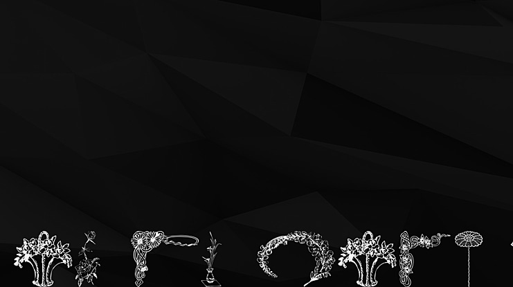 wmflowers3 Font Family