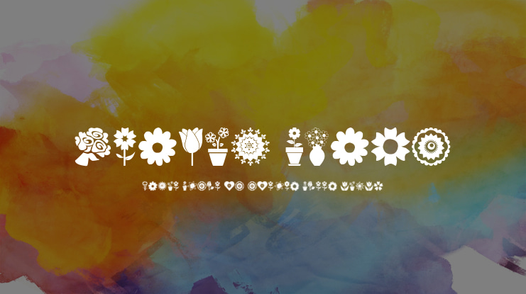 Flower Icons Font