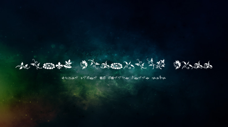 Rough Fleurons Free Font