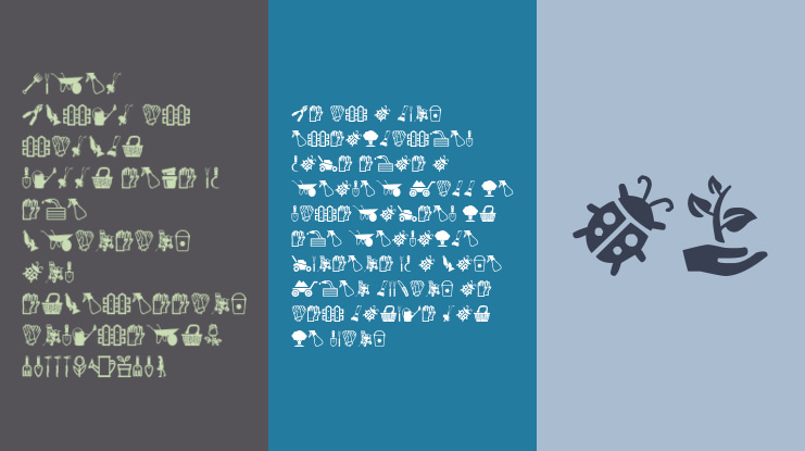 Garden Icons Font