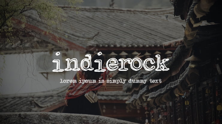 IndieRock Font