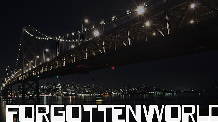 Forgotten World Font