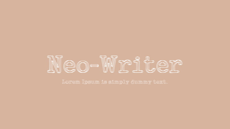 Neo-Writer Font