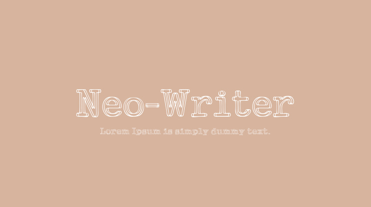 Neo-Writer Font