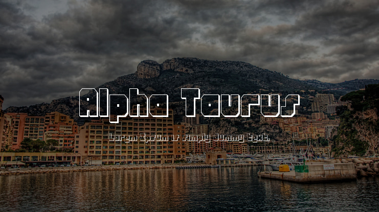 Alpha Taurus Font Family