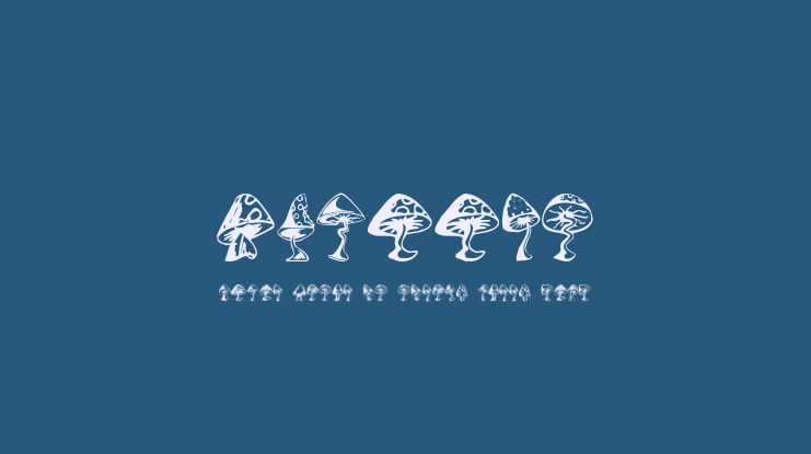Shrooms Font