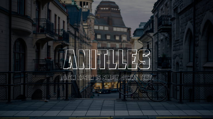 Anitlles Font Family